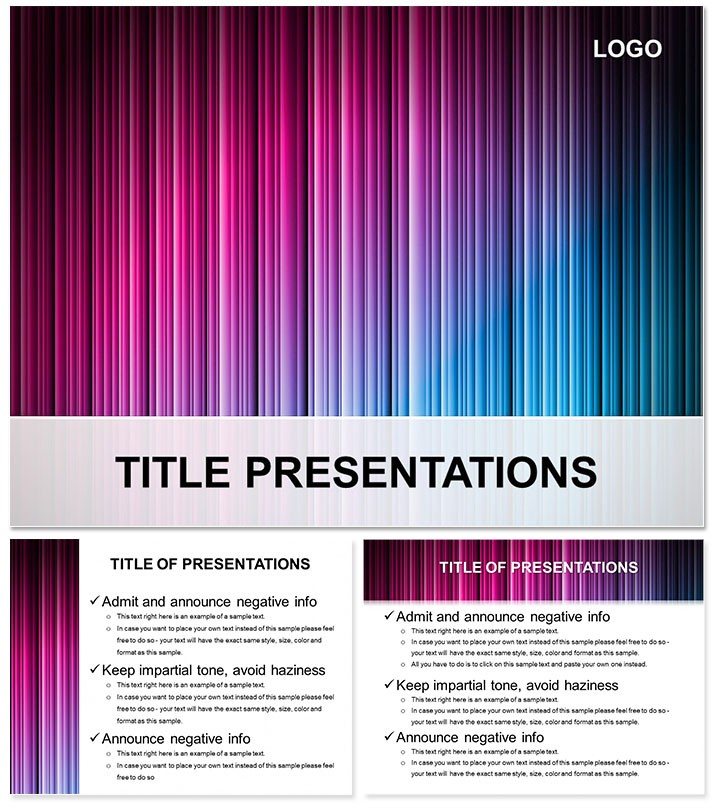 Rainbow Fiction Background Keynote Themes
