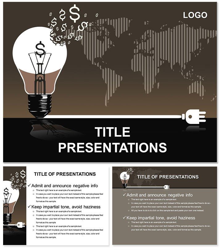 Energy Costs Keynote Themes Templates