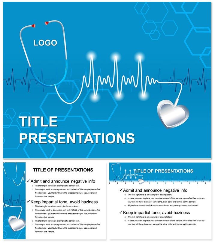 Heart Health Medicine Keynote Themes, Presentation Template
