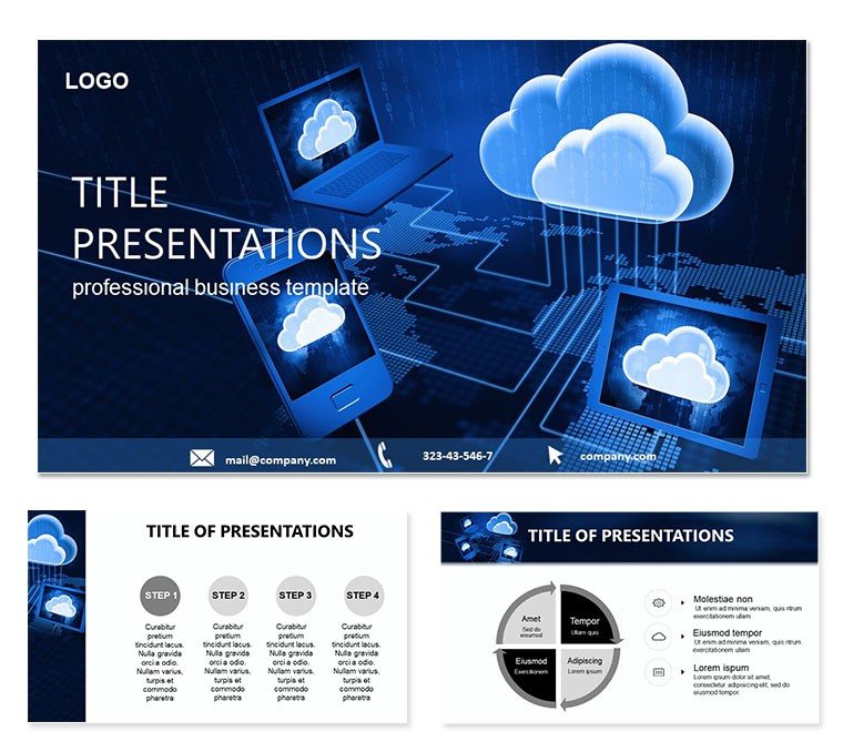 Internet Cloud Keynote template