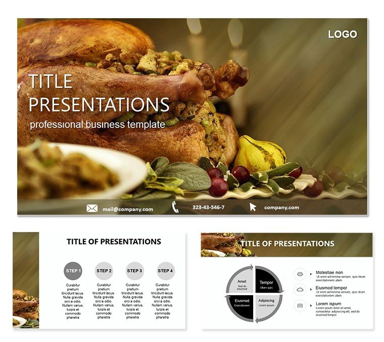 Thanksgiving Turkey Keynote templates Themes
