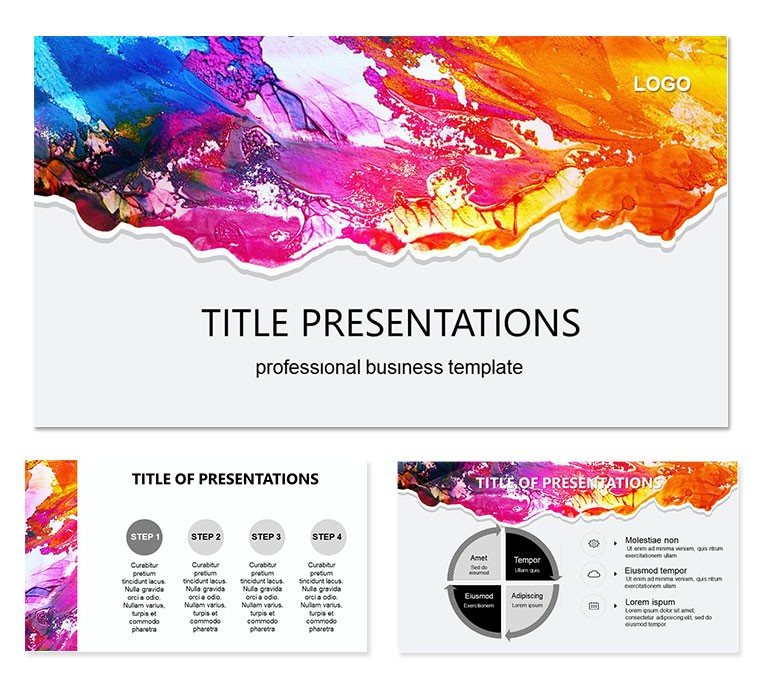 Enchanting Colors Keynote Themes