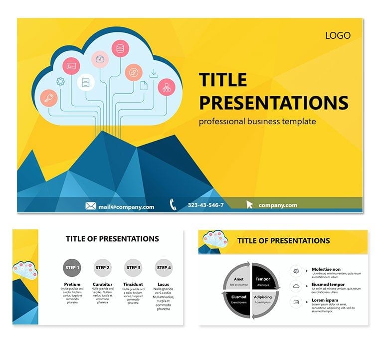Cloud Internet Keynote Templates | Presentation Themes