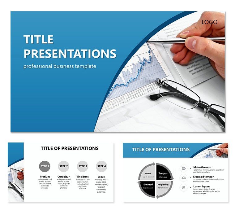 Graphical Analysis of Prices Keynote Template | Presentation Themes