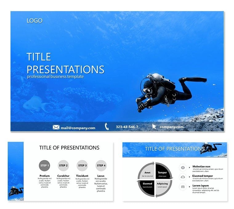 Diver Keynote templates for Presentation