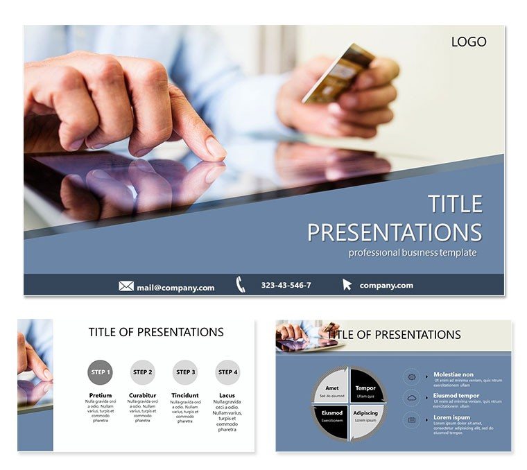 Online Shop Keynote Template Presentation