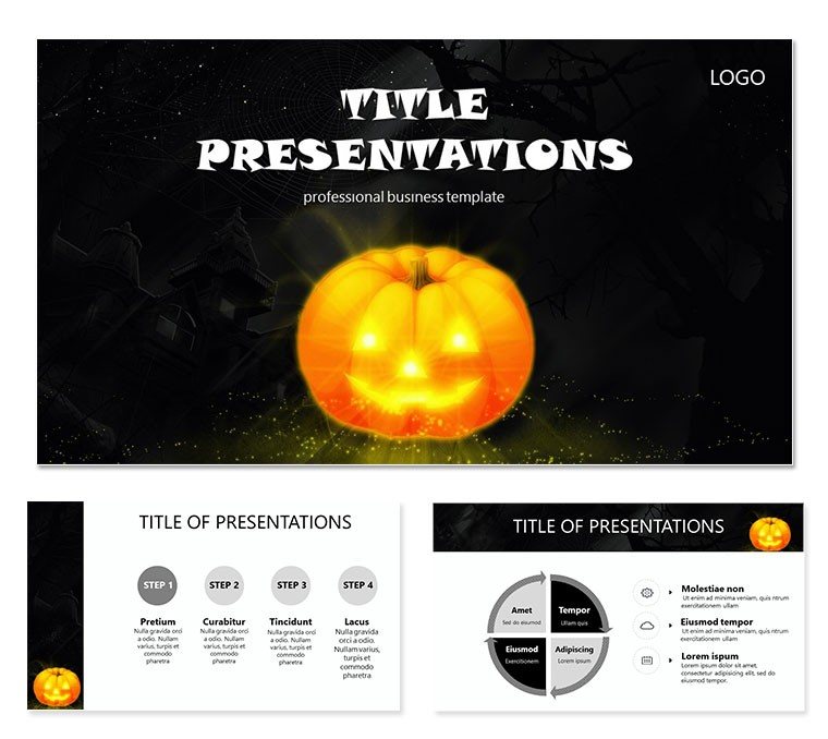Halloween - very special day Keynote templates