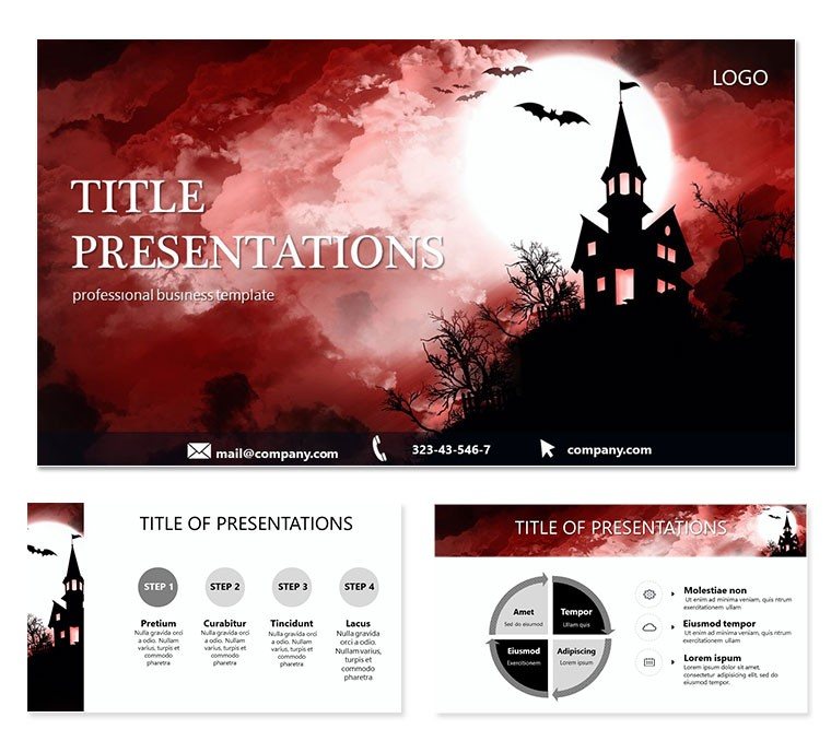Halloween Autumn Festival Keynote template and Themes