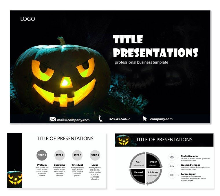 Halloween Pictures Keynote templates