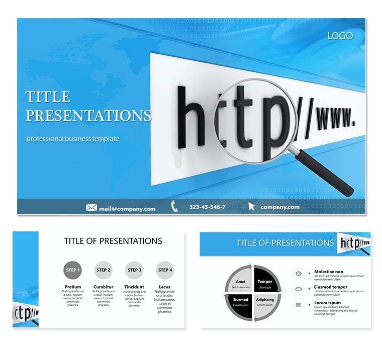 Professional Web Design Keynote Template - Themes Presentation Download