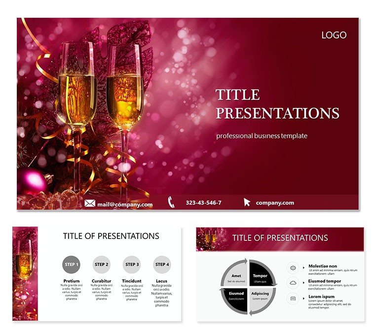 New Year Holiday Keynote template