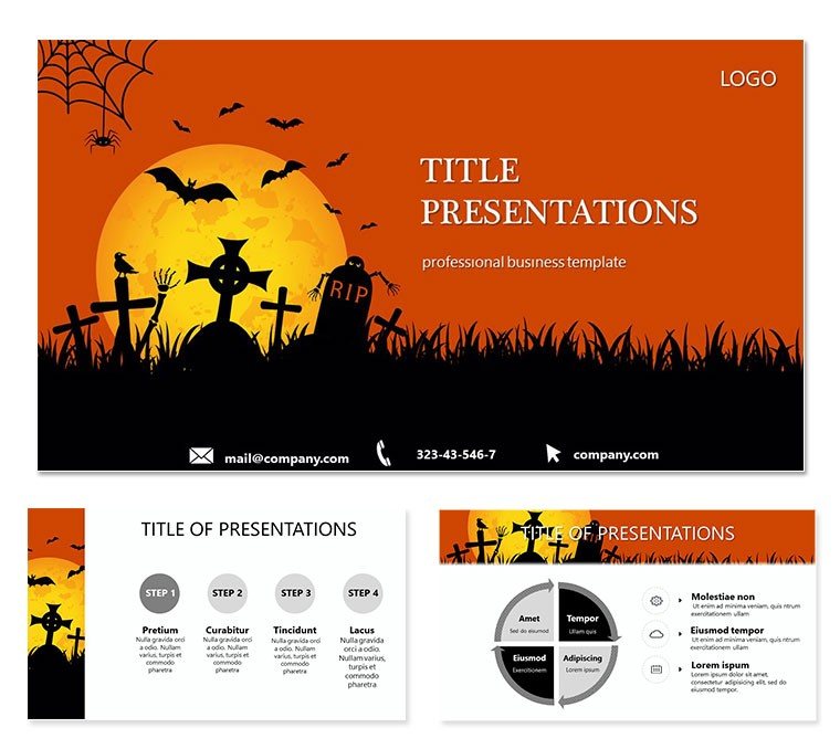 Scary Grave Keynote templates