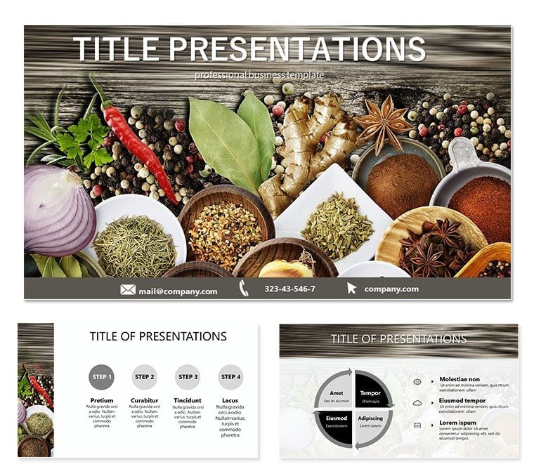 Spice Keynote template Presentation
