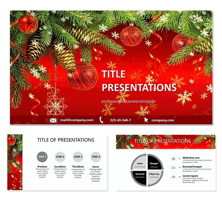 Miracles Christmas Keynote templates, Holiday Presentation