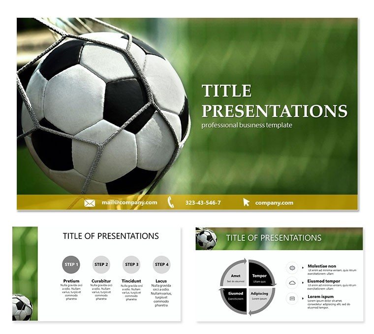 Ball into the Goal Keynote templates
