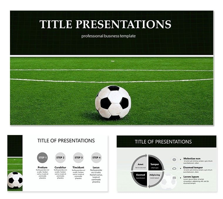 Football Balls Keynote Template for Presentation