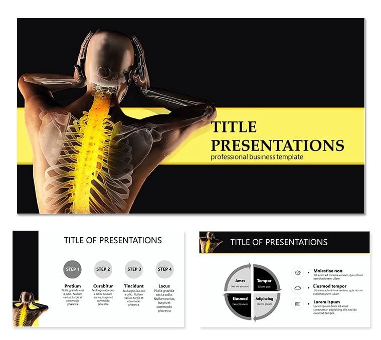 Back Pain Keynote Template for Presentation: Professional & Customizable