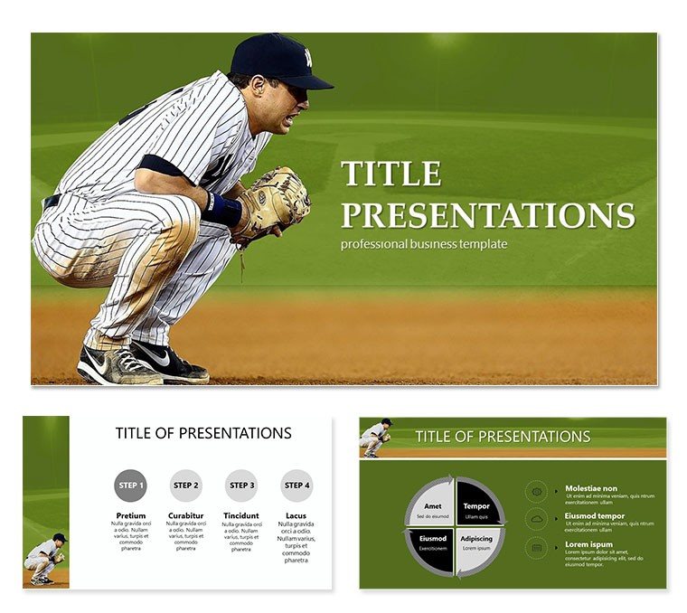 Pitcher Baseball Keynote template
