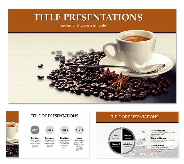 Coffee Drinks Keynote Template | Presentation Design Download
