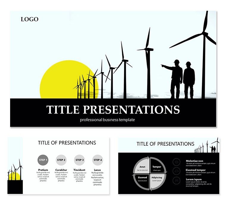 Wind Power Keynote templates