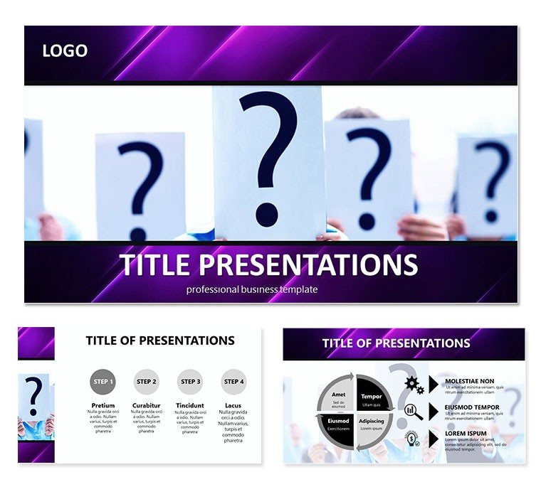 Question Mark Keynote Template: Design Presentation