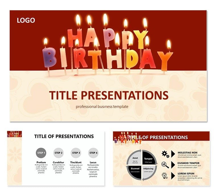 Happy Birthday Presentation Keynote templates