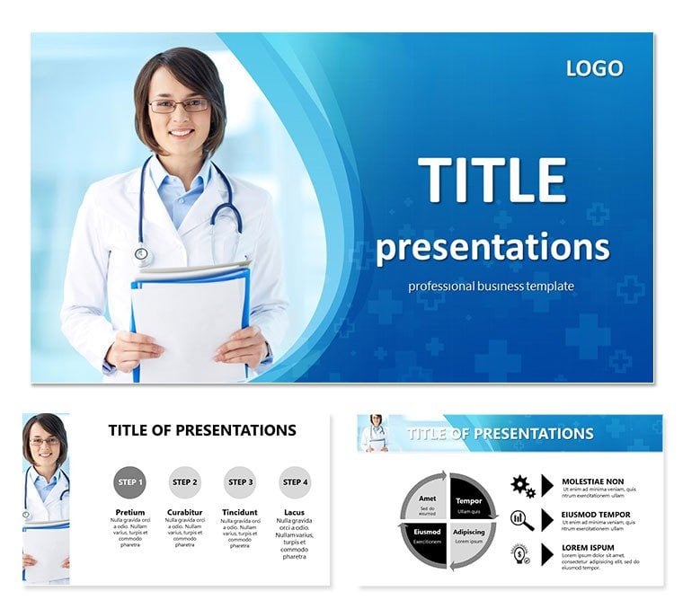 Health Worker Template and Background for Keynote presentation