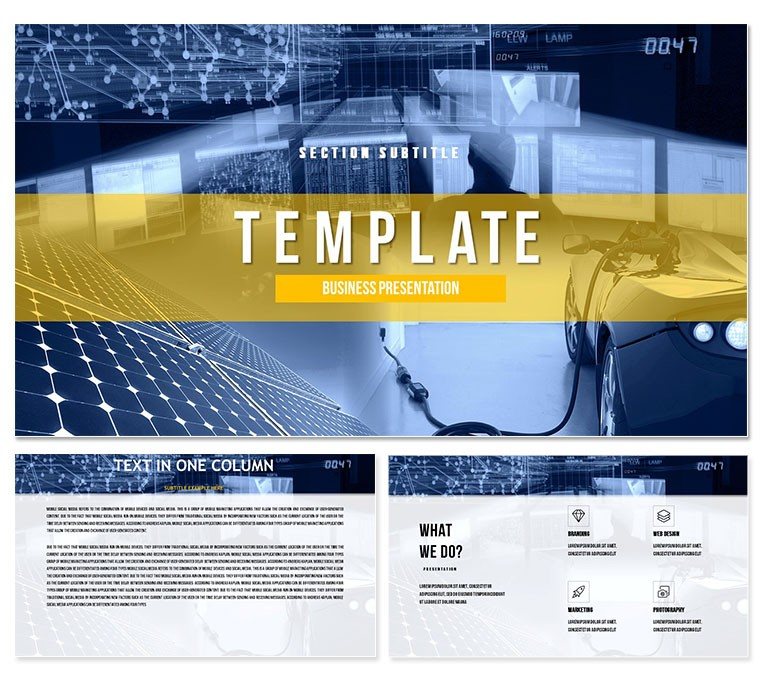 Electronics Manufacturers Keynote template