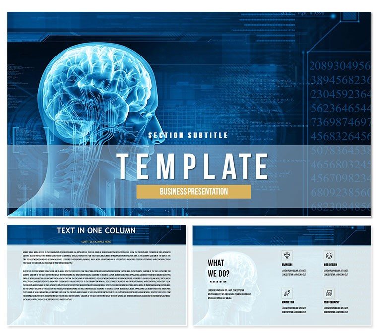 Brain Keynote template