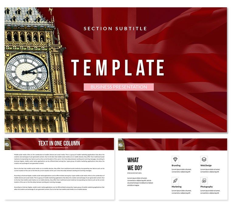 United Kingdom Keynote Template: Design Presentation