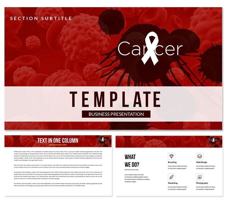 ONCOLOGY: Cancer Symptoms Keynote Themes - Templates