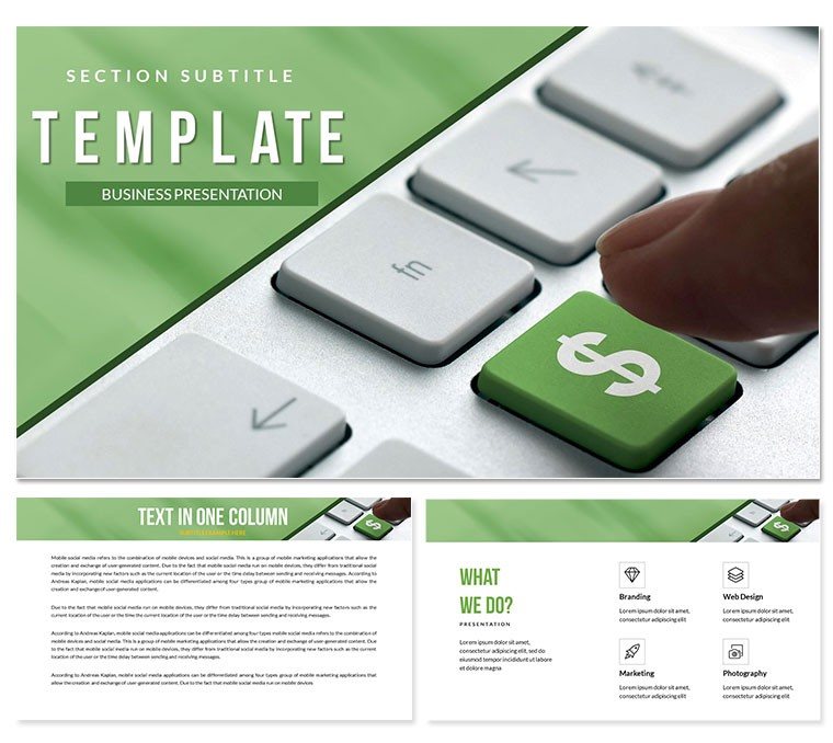 Online Earning Keynote Themes - Template
