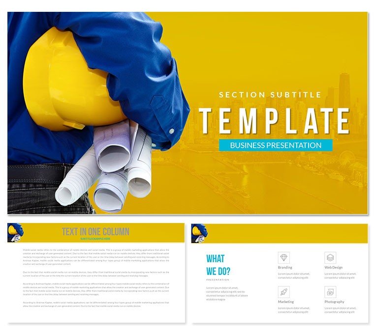 Building Construction Keynote Template Themes - Download Now