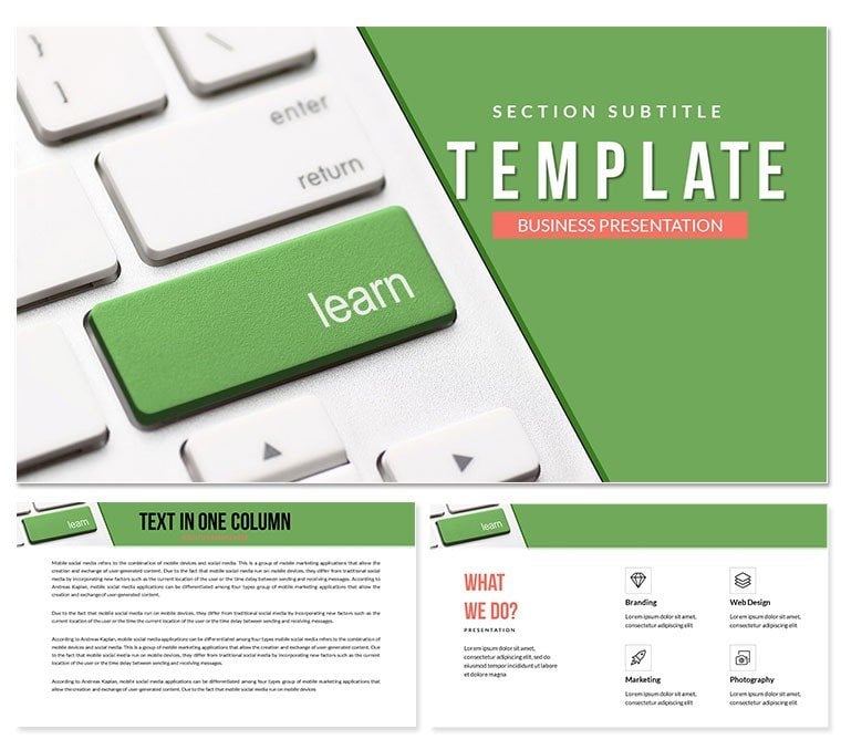 Learning System Keynote Templates