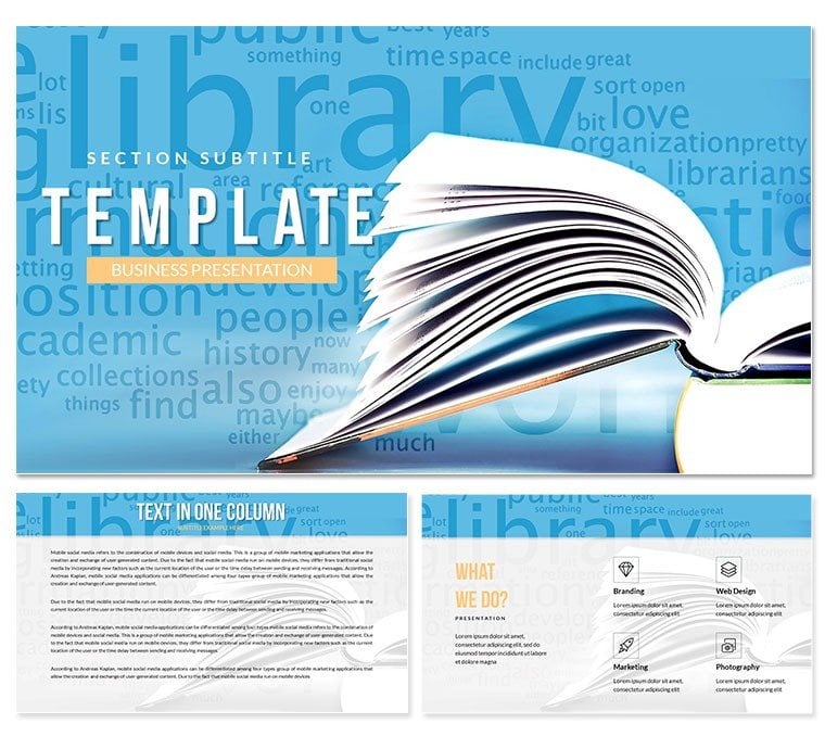 Online Library Keynote templates