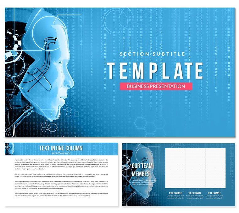 Machine Intelligence Keynote templates - themes