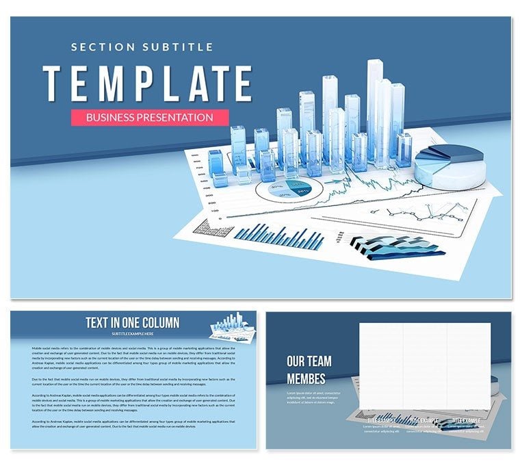 Examples Business Plans Keynote template - themes
