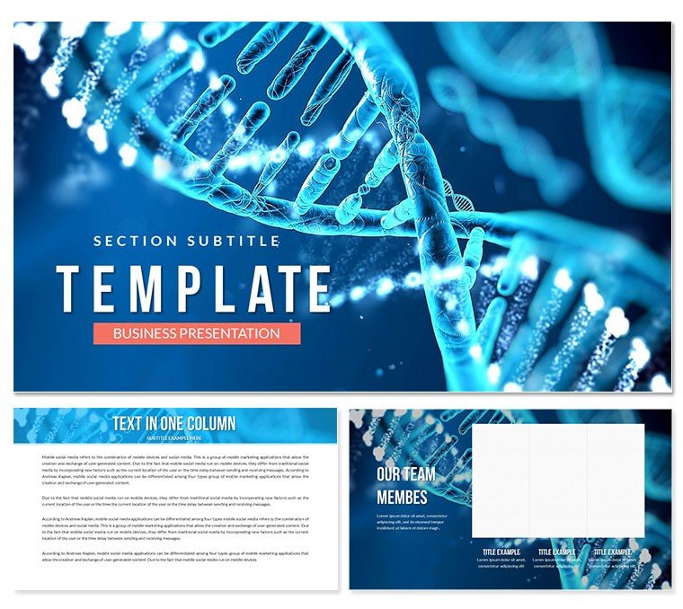Genetic Testing Keynote Templates