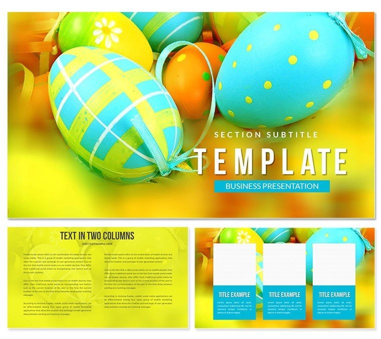 Easter Holidays Keynote Templates