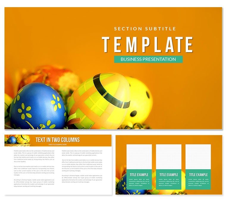 Happy Easter Keynote Templates