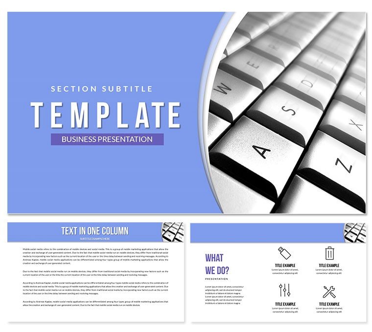 Keyboard for Beginners Keynote Template - Themes