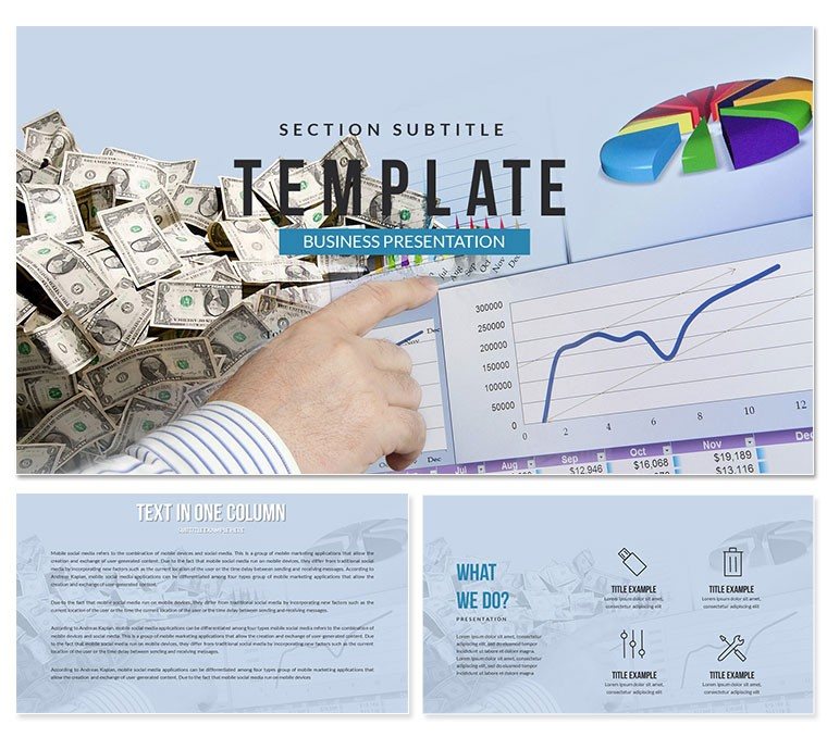 Investment Money Market Keynote Template - Themes