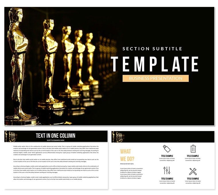 Oscar Winners Keynote template Presentation