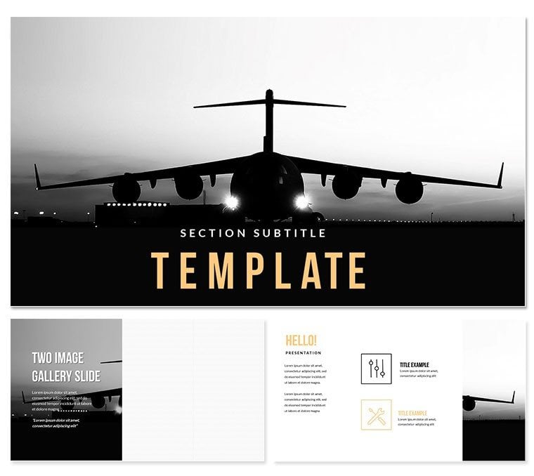 Freight Carrier Keynote template - themes