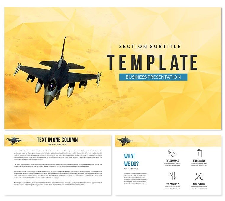 Fighters : Military Services Keynote template