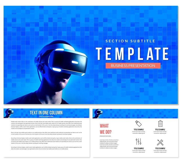Virtual Reality Headsets Keynote templates