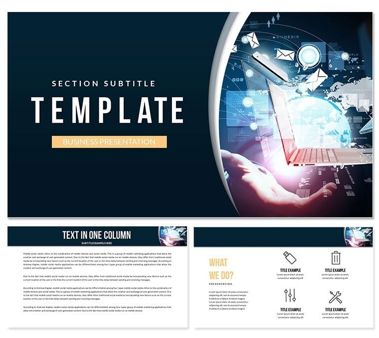 Rational use of computer Keynote templates
