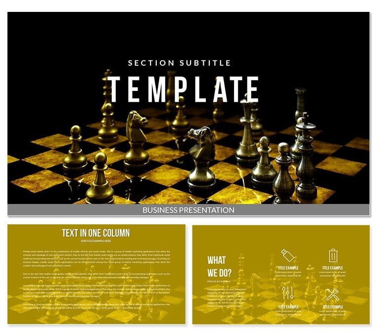Chess Tournament Keynote templates