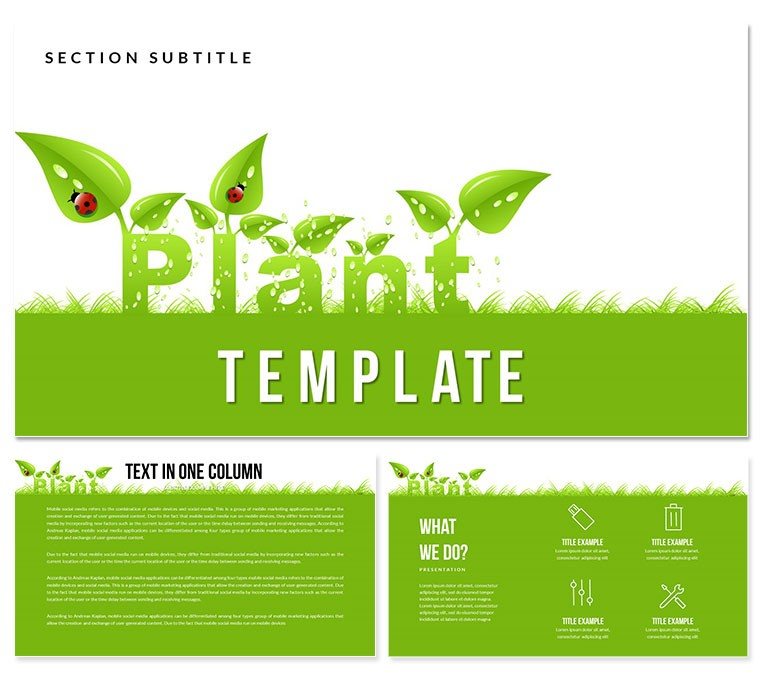 Green Plants Keynote Themes