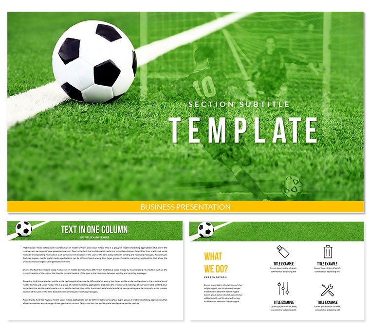 World Soccer Keynote templates